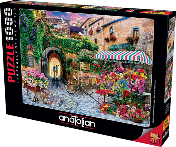 The Flower Market 1000 Piece Jigsaw Puzzle - Anatolian