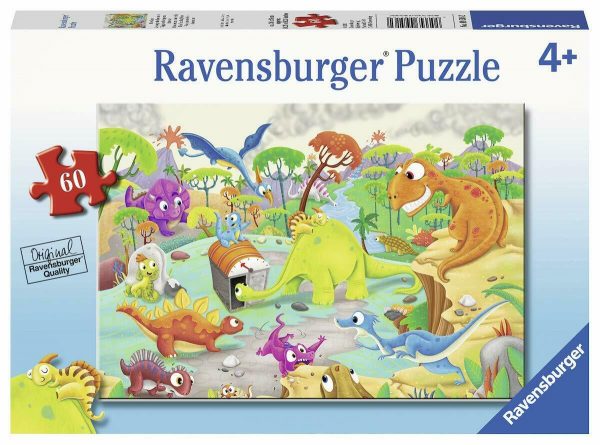 Time Travelling Dinos 60 Piece Jigsaw Puzzle - Ravensburger
