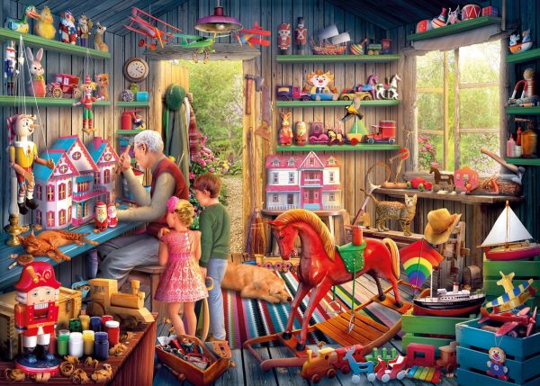 Toymaker's Workshop 1000 Piece Jigsaw Puzzle - Gibsons