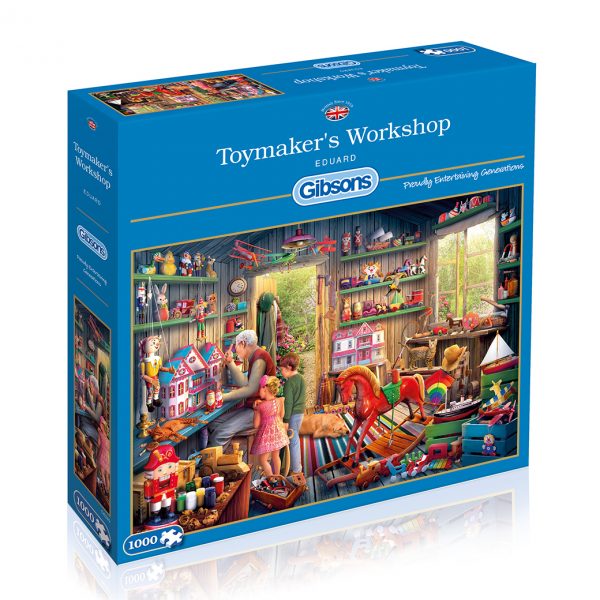 Toymakers Workshop 1000 Piece Jigsaw Puzzle - Gibsons