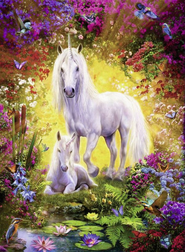 Unicorn and Foal 500 Piece Jigsaw Puzzle - Ravensburger
