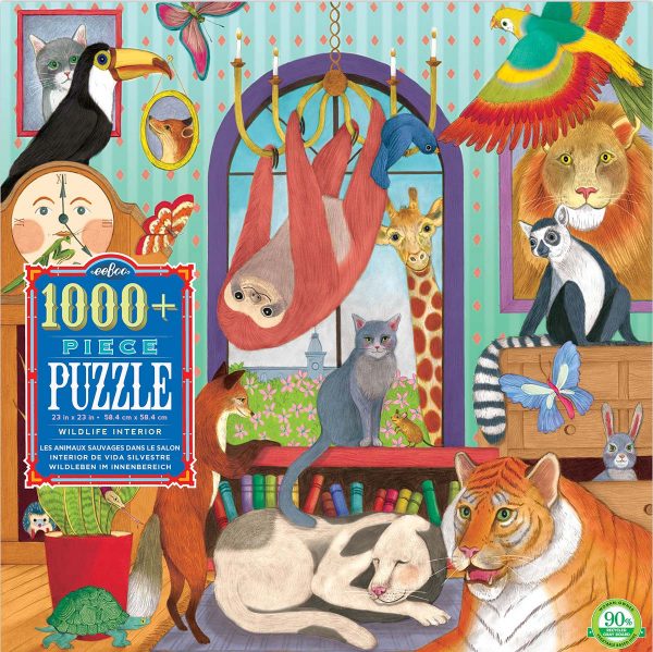 Wildlife Interior 1000 Piece Jigsaw Puzzle - eeBoo