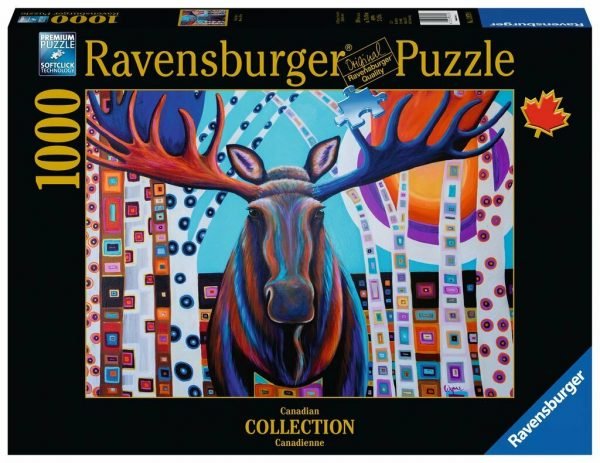 Winter Moose 1000 Piece Jigsaw Puzzle - Ravensburger