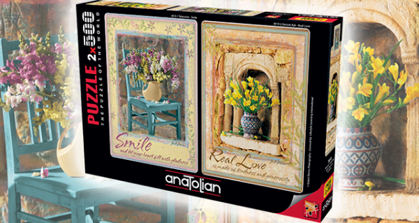 Smile - Real Love 2 x 500 Piece Jigsaw Puzzles - Anatolian