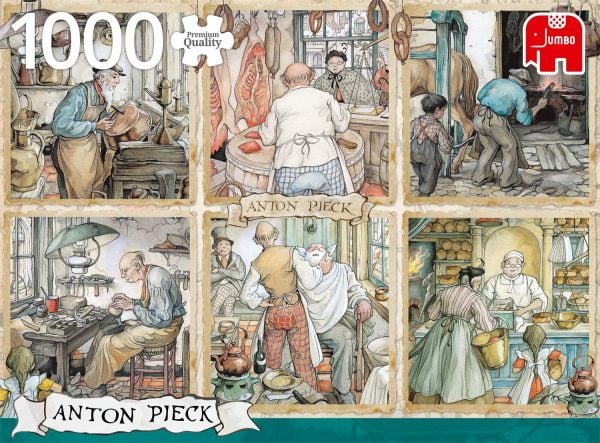 Anton Pieck - Craftsmanship 1000 Piece Jigsaw Puzzle - Jumbo