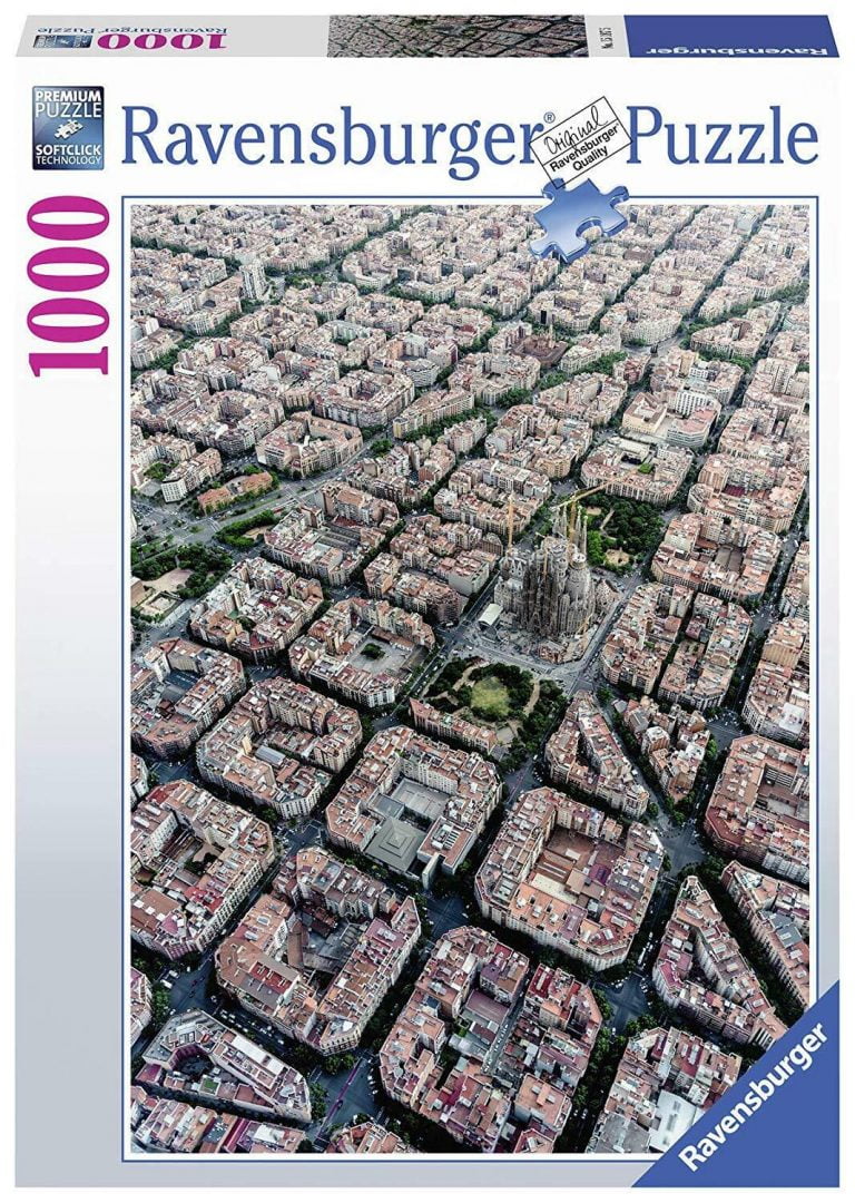 Barcelona Von Oben 1000 Piece Jigasw Puzzle - Ravensburger