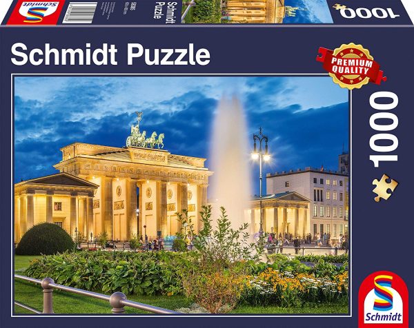 Brandenburg Gate Berlin 1000 Piece Jigsaw Puzzle - Schmidt