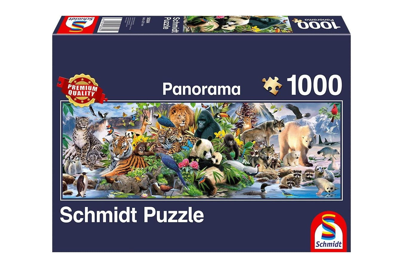 Schmidt Discover the World Premium Quality Jigsaw Puzzle 1000-Piece 