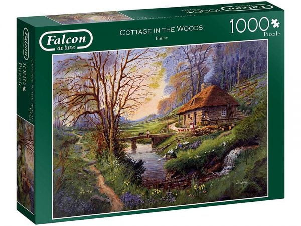 Cottage in the Woods 1000 Piece Jigsaw Puzzle - Falcon de luxe