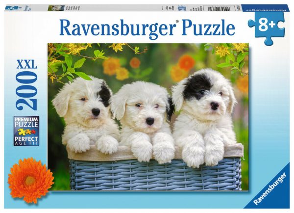 Cuddly Puppies 200 XXL Piece Jigsaw Puzzle - Ravensburger