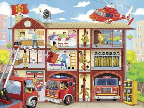 Firehouse Frenzy 100XXL Piece Jigsaw Puzzle - Ravensburger