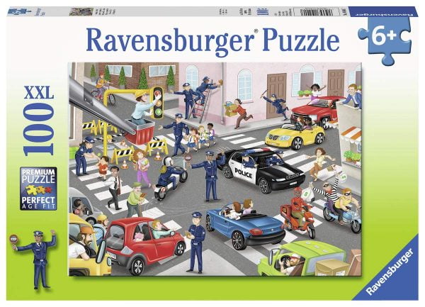 Police on Patrol 100XXL Piece Jigsaw Puzzle - Ravensburger