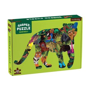 Rainforest Shaped Scene 300 Piece Jigsaw Puzzle - Mudpuppy