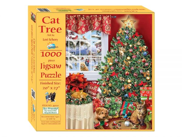 Cat Tree 1000 Piece Jigsaw Puzzle - Sunsout