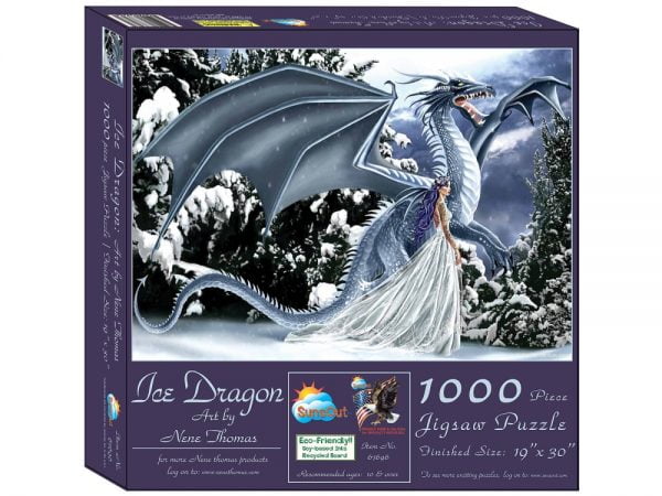 Ice Dragon 1000 Piece Jigsaw Puzzle - Sunsout