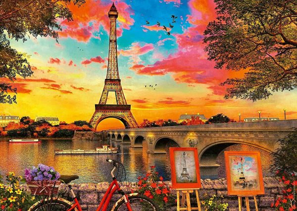 The Banks of the Seine 1000 Piece Jigsaw Puzzle - Ravensburger