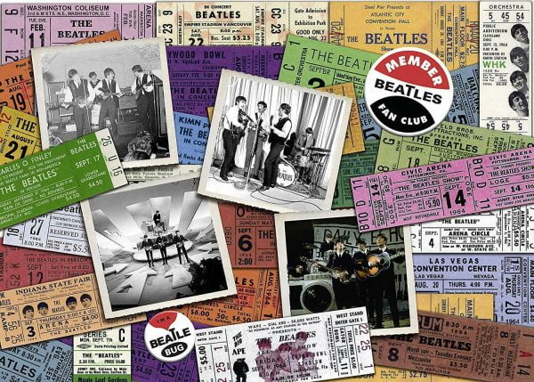 The Beatles - Tickets 1000 Piece Jigsaw Puzzle - Ravensburger