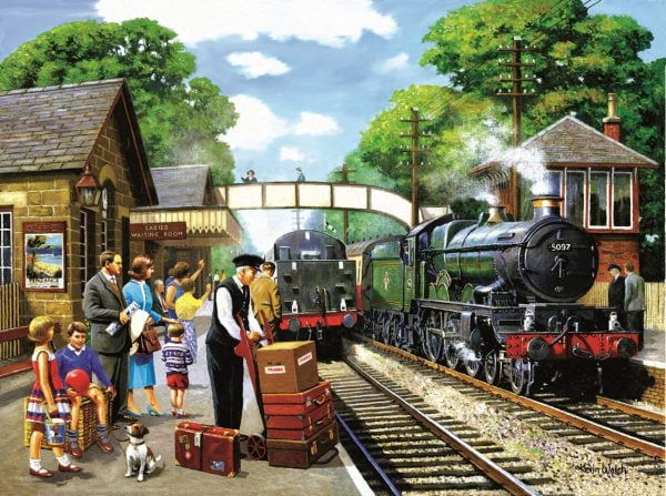 The Train to the Coast 1000 Piece Jigsaw Puzzle - Sunsout