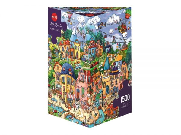 Berman - Happytown 1500 Piece Jigsaw Puzzle - Heye