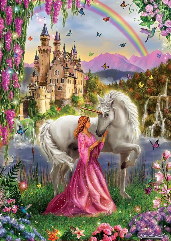 Fairy and Unicorn 500 Piece Jigsaw Puzzle - Educa