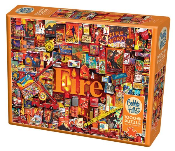 Fire 1000 Piece Jigsaw Puzzle - Cobble Hill