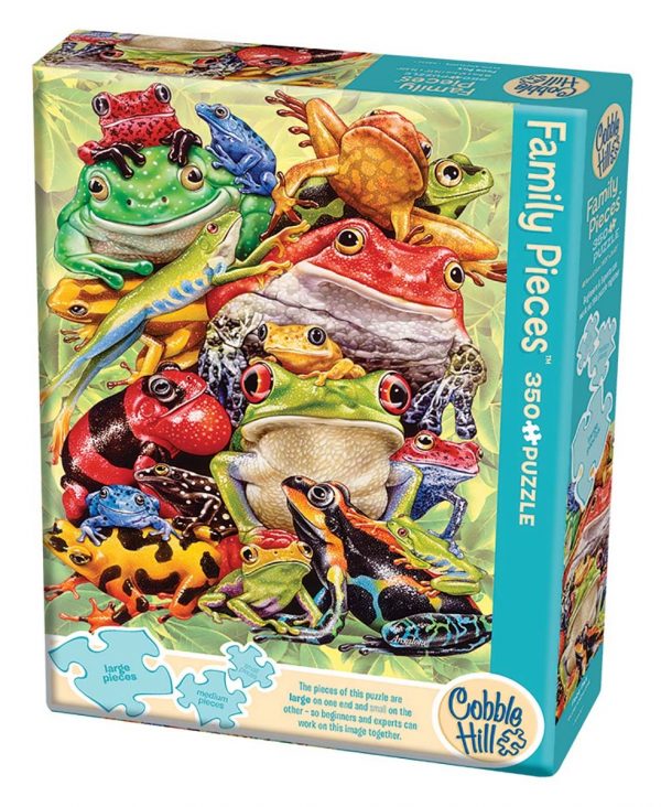 Frog Pile 350 Piece Family Jigsaw Puzzle - Cobble Hill
