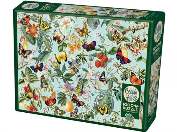 Fruit & Flutterbies 1000 Piece Jigsaw Puzzle - Cobble Hill