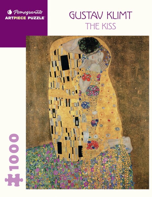 Gustav Klimt - The Kiss 1000 Piece Puzzle - Pomegranate