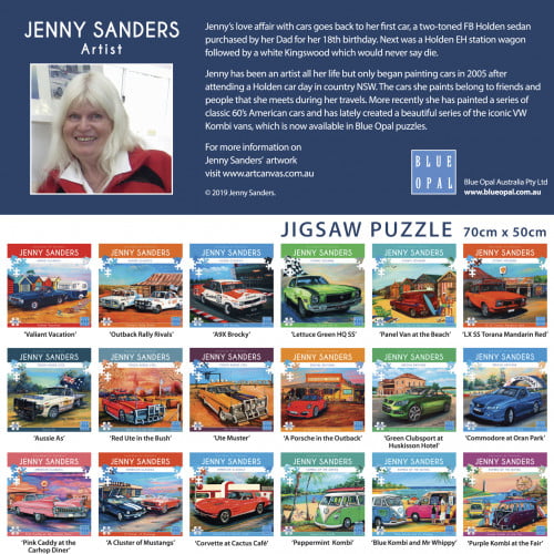 Jenny Sanders - A9X Brocky 1000 Piece Jigsaw Puzzle - Blue Opal