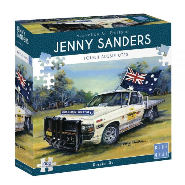 Jenny Sanders - Aussie As 1000 Piece Jigsaw Puzzle - Blue Opal