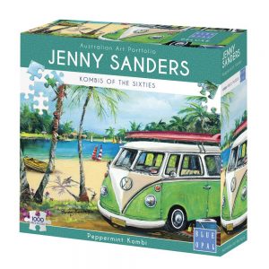 Jenny Sanders - Peppermint Kombi 1000 Piece Jigsaw Puzzle - Blue Opal
