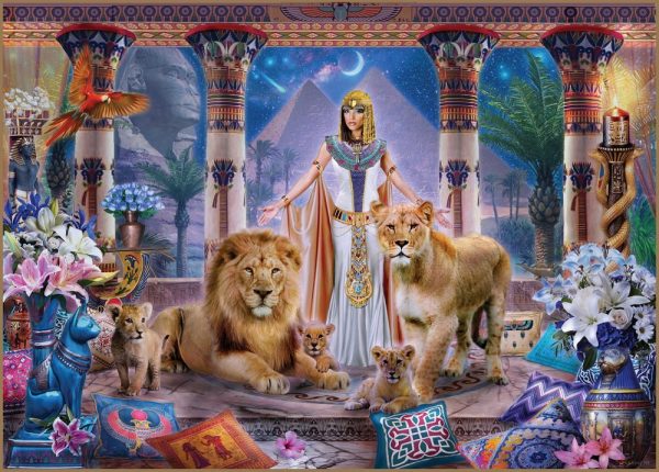 Mistress of the Pridelands - Egyptian Princess 1000 Piece Jigsaw Puzzle - Holdson
