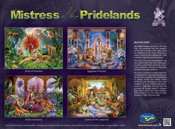 Mistress of the Pridelands - Queen of the Leopards 1000 Piece Jigsaw Puzzle - Holdson