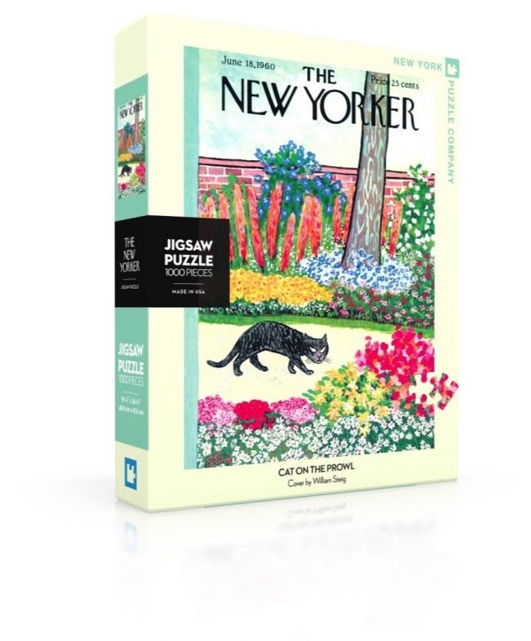 New York Puzzle Company - Cat on the Prowl 1000 Piece Jigsaw Puzzle