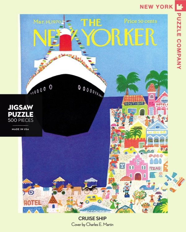 New York Puzzle Company - Cruise Ship 500 Piece Jigsaw Puzzle