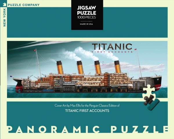 New York Puzzle Company - Titanic First Accounts 1000 Piece Jigsaw Puzzle