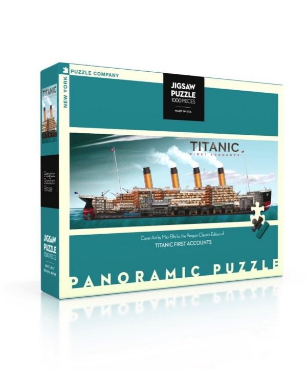 New York Puzzle Company - Titanic First Accounts 1000 Piece Jigsaw Puzzle