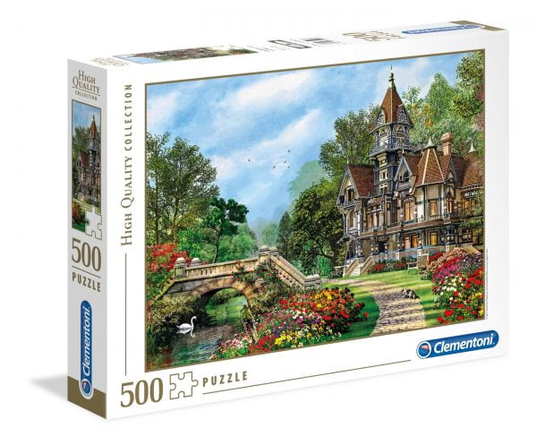 Old Waterway Cottage 500 Piece Jigsaw Puzzle - Clementoni