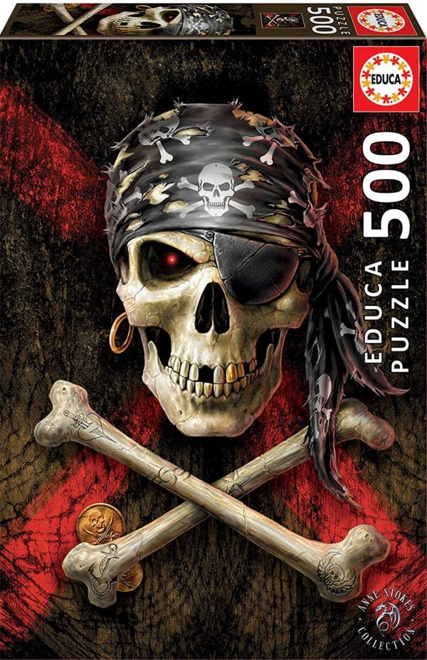 Pirate Skull 500 Piece Educa Jigsaw Puzzle - Educa
