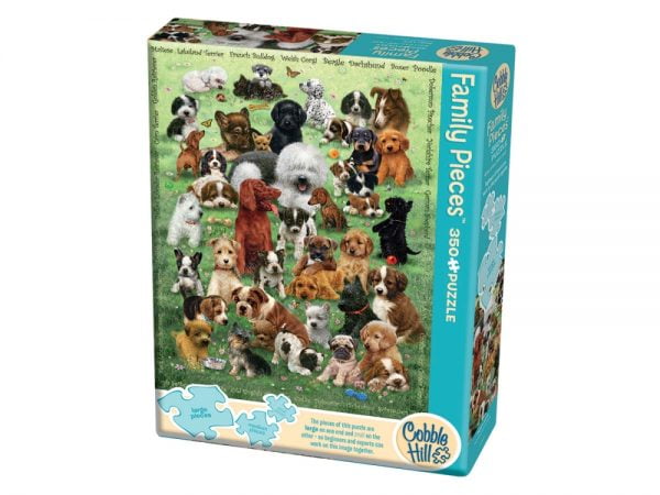 Puppy Love 350 Piece Family Jigsaw Puzzle - Cobble Hill