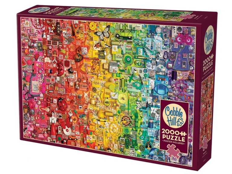 Rainbow 2000 Piece Jigsaw Puzzle - Cobble Hill - Puzzle Palace Australia