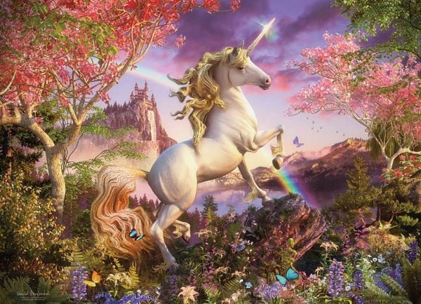 Realm of the Unicorn 350 Family Piece Jigsaw Puzzle - Cobble Hill
