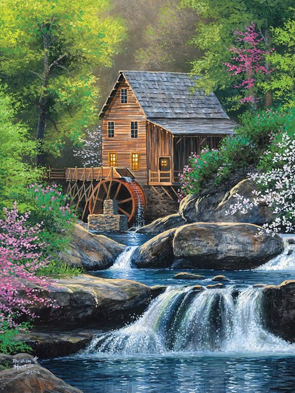 Spring Mill 275 Large Piece Jigsaw Puzzle - Cobble Hill