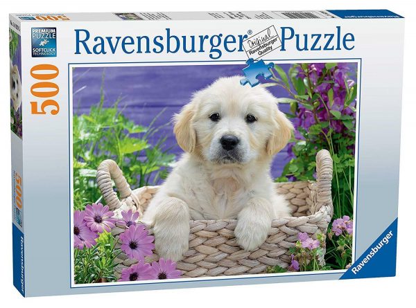 Sweet Golden Retriever 500 Piece Jigsaw Puzzle - Ravensburger