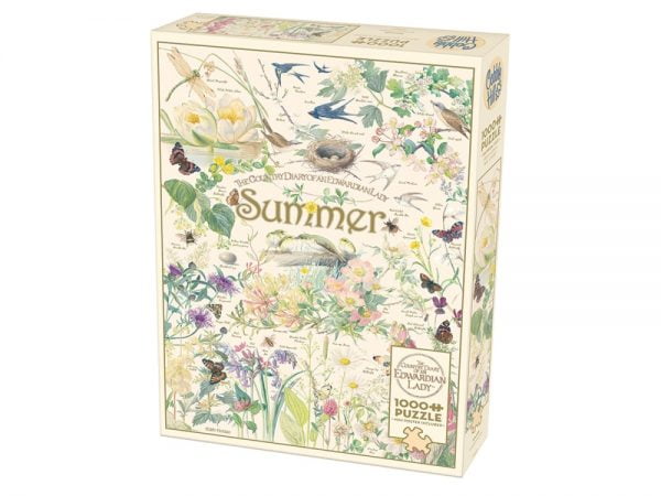 The Country Diary of an Edwardian Lady - Summer - 1000 Piece Jigsaw Puzzle - Cobble Hill