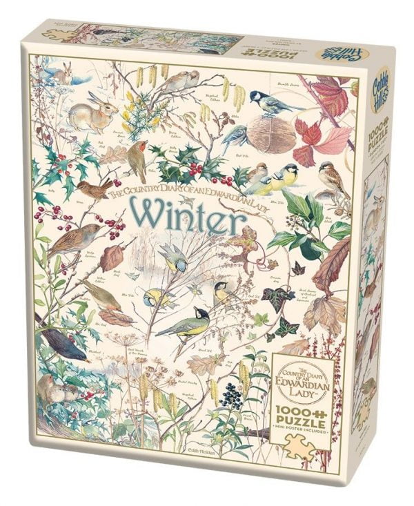 The Country Life of an Edwardian Lady - Winter - 1000 Piece Jigsaw Puzzle - Cobble Hill