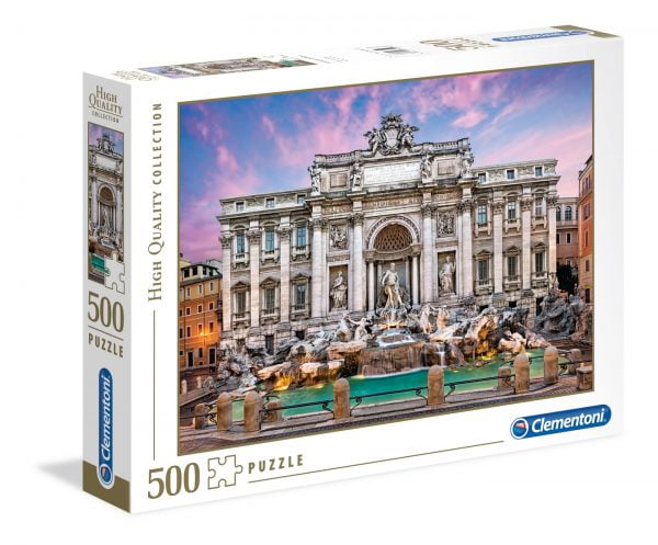 Trevi Fountain 500 Piece jigsaw Puzzle - Clementoni