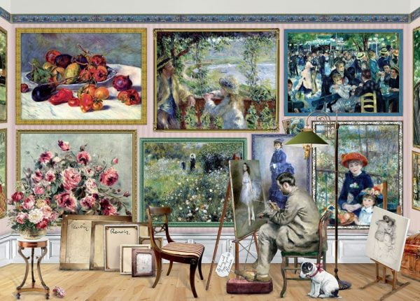 Works of Art - Renoir at Work 1000 Piece Jigsaw Puzzle - Holdson