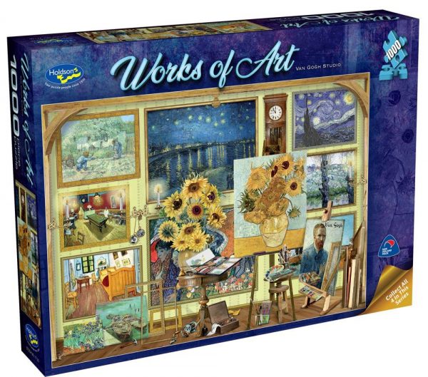Works of Art - Van Gogh Studio 1000 Piece Jigsaw Puzzle - Holdson