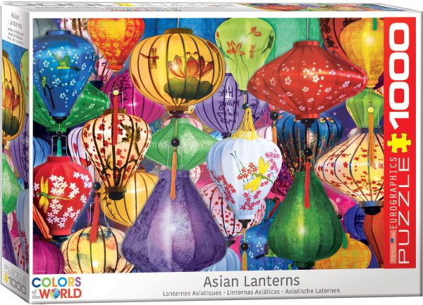 Asian Lanterns 1000 Piece Jigsaw Puzzle - Eurographics